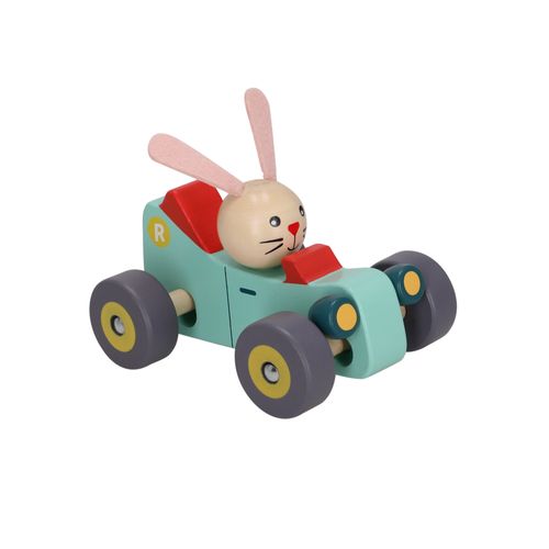 Auto de Madera Animalito Personaje