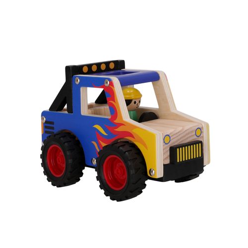 Transporte de Madera con Personaje