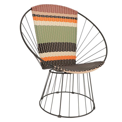 Silla Acapulco con Base Redonda 90x66x102 cm