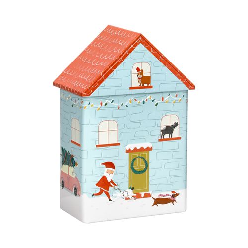 Caja Metálica Navidad para Galletas