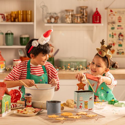 Caja Metálica Navidad para Galletas