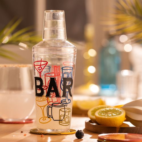 Set Coctelera Acrílica con Accesorios