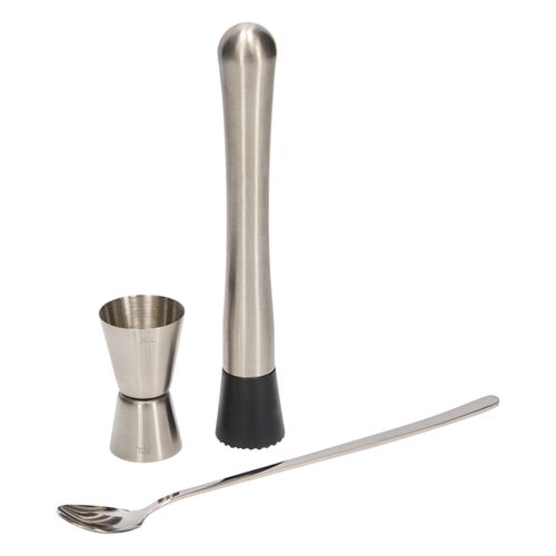 Set Machacador + Medidor + Cuchara para Bar