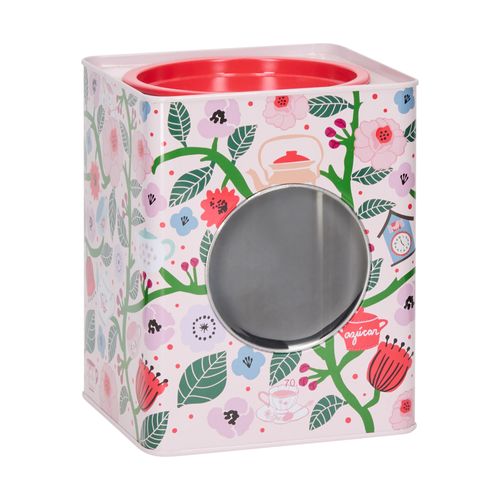 Caja con Ventana para Bolsas de Té 11,4x11,4x14,7 cm
