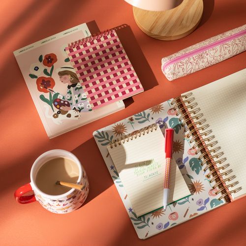 Set 2 Libretas Espiral 80 Hojas c/u con Puntos y Líneas 11 x 16 cm
