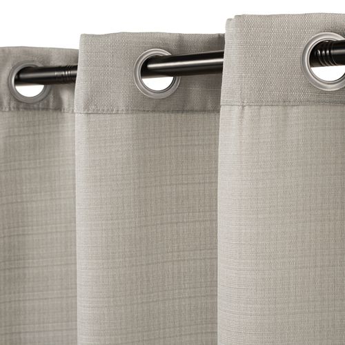 Set 2 Cortinas Texturadas con ojetillos