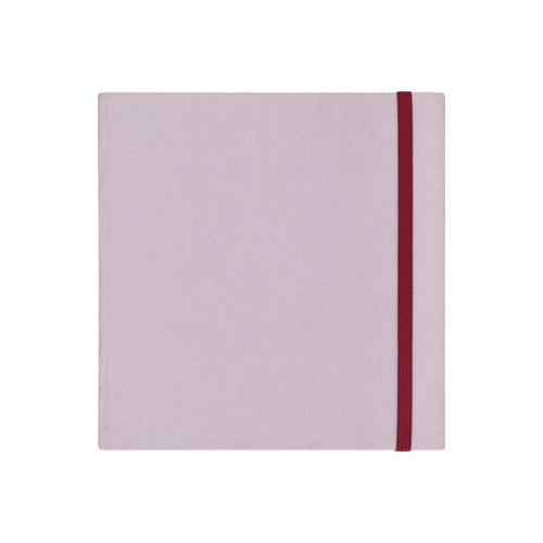 Libreta Tela Cuadrada 120 Hojas con Líneas 15x2x15 cm