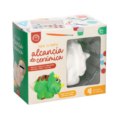Set Creación Cerámica Alcancía para Pintar