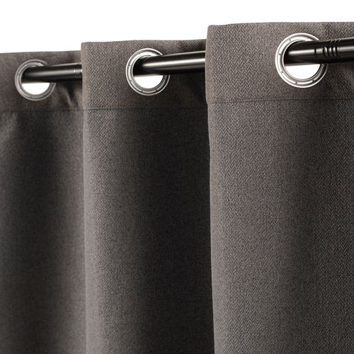 Set 2 Cortinas Blackout con Ojetillos 140 x 240 cm