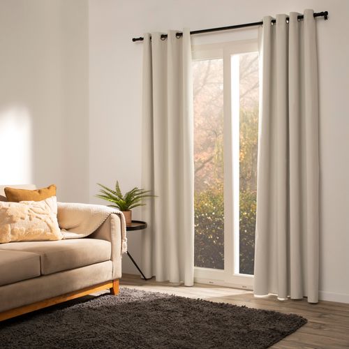 Cortina Blackout Liso Color con Ojetillos 140 x 240 cm