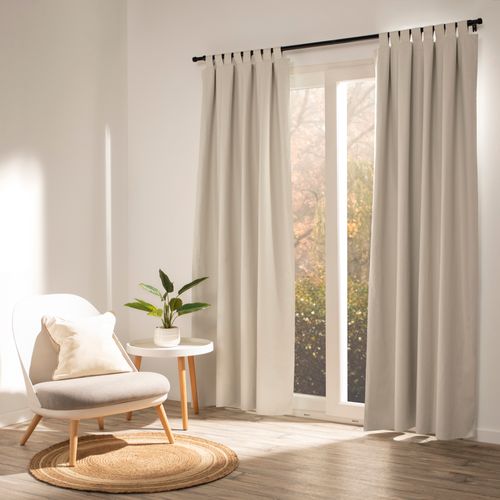 Cortina Blackout Liso Color con Presillas 140 x 240 cm
