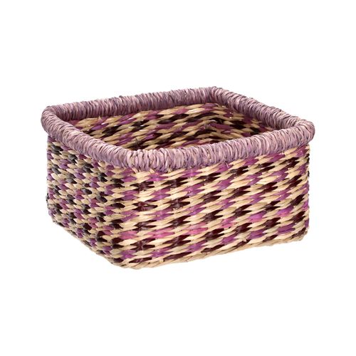 Servilletero de Fibra natural Seagrass 15x15x8 cm