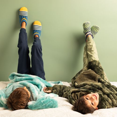 Pantufla Tejida con Antideslizante