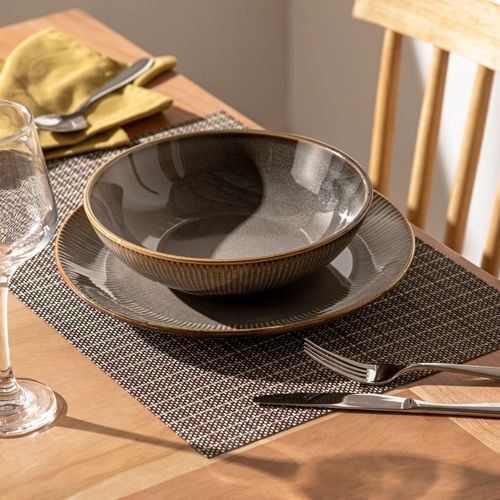 Plato Comida con Borde Decorativo Ø26,5 cm