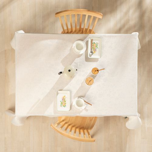 Mantel Linoso Tejido Jacquard