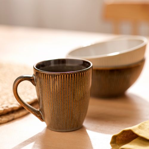 Mug Decorativo con Textura Ø15,9 cm