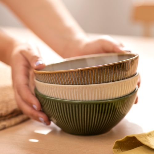 Bowl Cereal con Borde Decorativo Ø15,9 cm