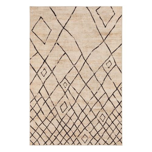 Alfombra Poliéster con Diseño y Reverso Antideslizante 120 x 180 cm