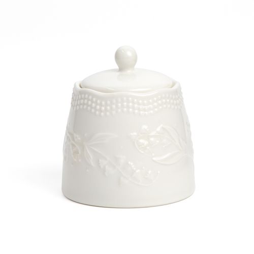 Azucarero de Porcelana Diseño Romántico 240 ml
