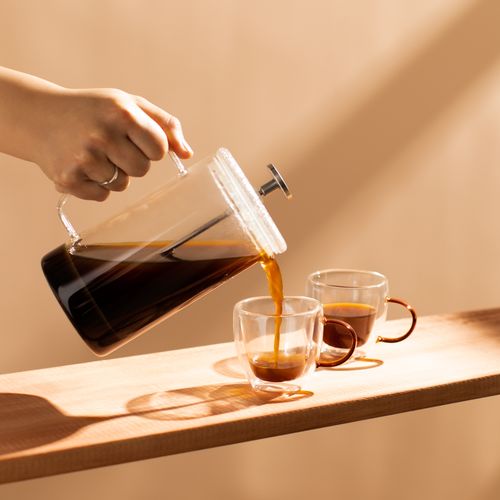 Cafetera Francesa de Vidrio 1 Lt
