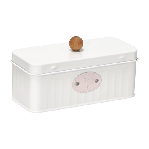 Contenedor Enlozado para Bolsas de Té 20,6x9,1x10,8 cm
