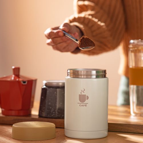 Contenedor de Acero Inoxidable para Café 500 ml