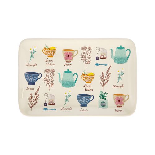 Plato de Galletas Rectangular 19,4x13,9x1,3 cm