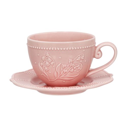 Taza de Té de Porcelana Diseño Romántico