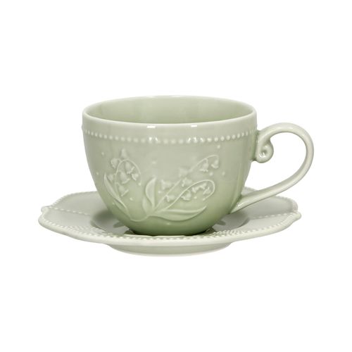 Taza de Té de Porcelana Diseño Romántico