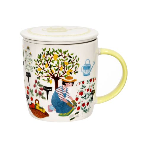 Mug Diseño de Cerámica con infusor 390 ml