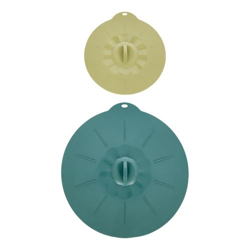 Set 2 Tapas de Silicona para Ollas 21,5 cm y 31,5 cm