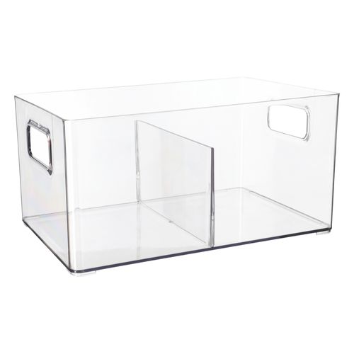 Caja Organizadora de Plástico PET con 2 División 31x15x10 cm