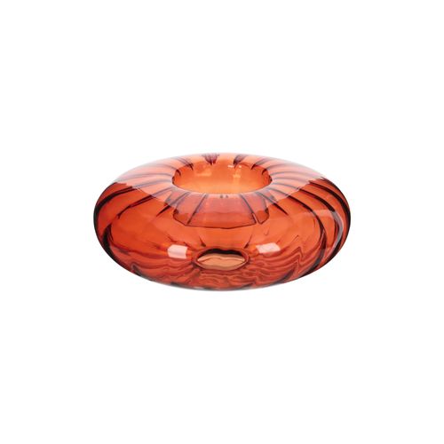 Portavela de Vidrio T-Light Redondo 10,5 x 3,7 cm