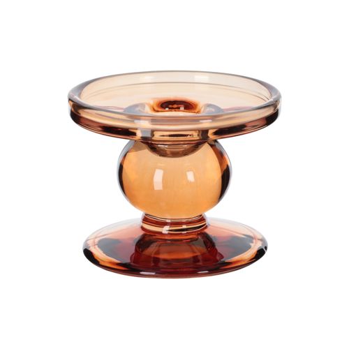 Candelabro de Vidrio Bajo Ø9 x 7 cm