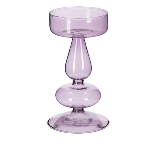 Candelabro de Vidrio Boró 9 x 15,2 cm