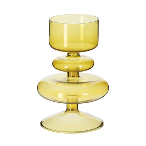 Candelabro de Vidrio Boró 6,5 x 14,5 cm