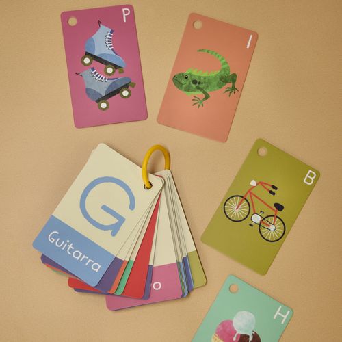 Set 28 Tarjetas con Abecedario para Niños 8,4x4x17 cm
