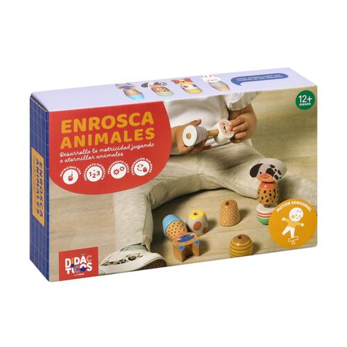 Juego Didáctico “Enrosca Animales"