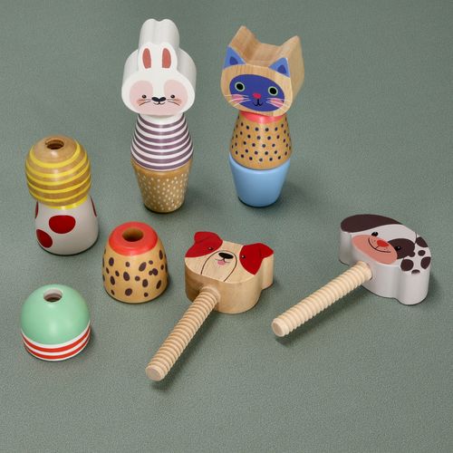 Juego Didáctico “Enrosca Animales"