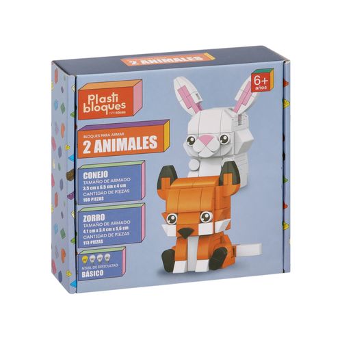 Set Minibloques Armables Para Hacer 2 Animales