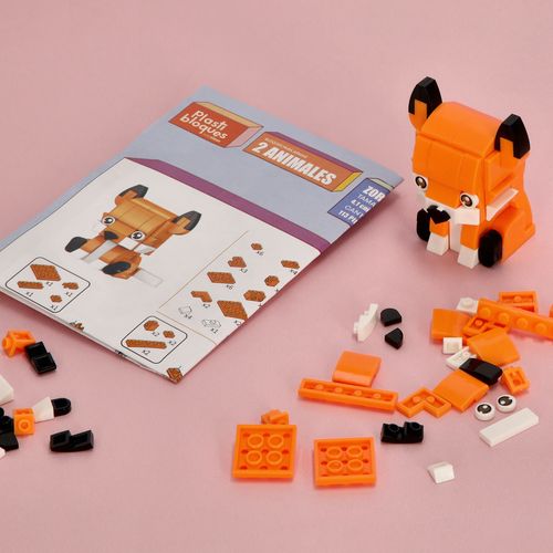 Set Minibloques Armables Para Hacer 2 Animales