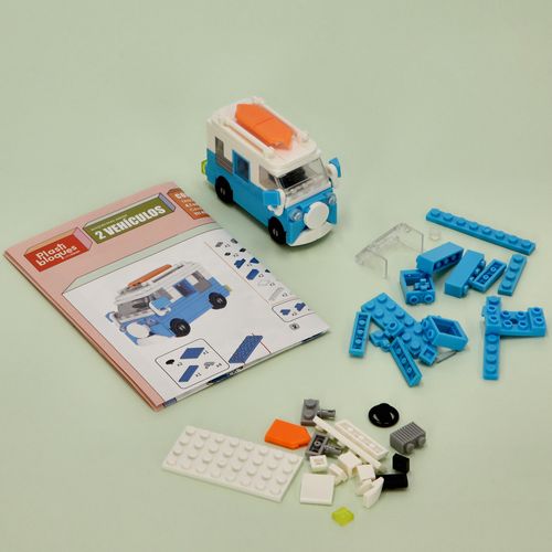 Set Minibloques Armables Para Hacer 2 Vehículos