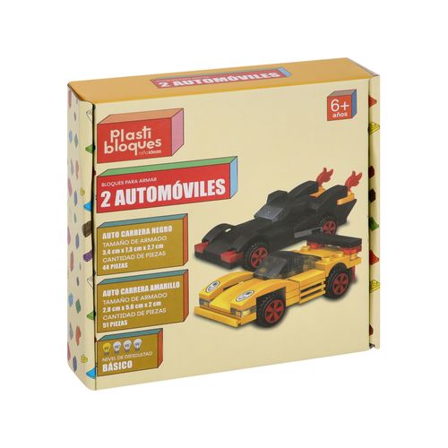 Set Minibloques Armables Para Hacer 2 Vehículos