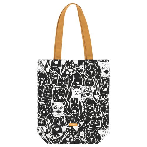 Bolso de Tela con Estampado 35 x 42 cm