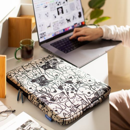 Funda para Notebook con Cierre 13 Pulgadas 25 x 35 cm