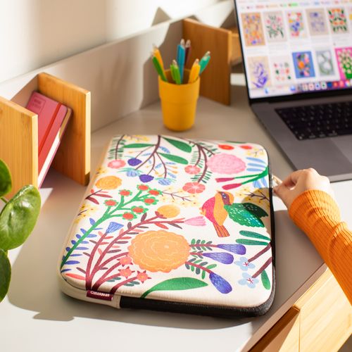 Funda para Notebook con Cierre 15 Pulgadas 27 x 39 cm