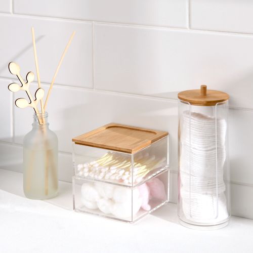 Organizador Baño Pétalos Ø 6,8x19,5 cm