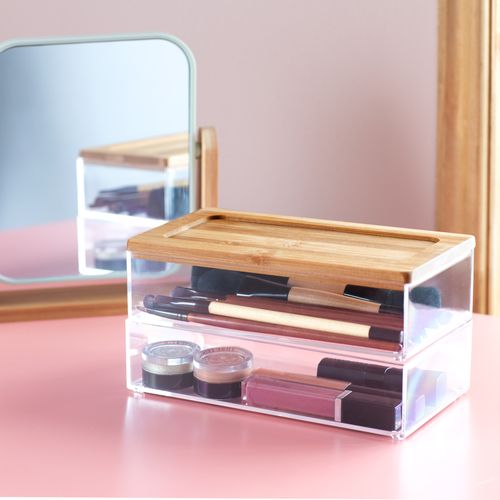 Organizador Baño Rectangular 19,1x9,5x10 cm