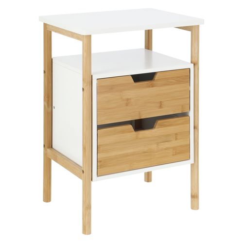 Mesa Auxiliar 2 Cajones 40x30x64 cm