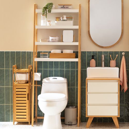 Estante para Baño 5 Repisas 64 x 32 x 167,5 cm